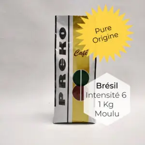 Café Pur Brésil – Ferme Condado – 1 kg Moulu / Grains